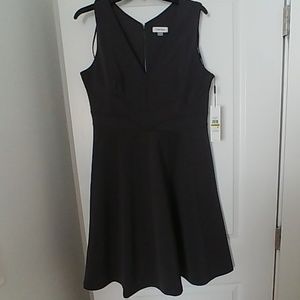 Calvin Klein Gray Flare Dress  sz14